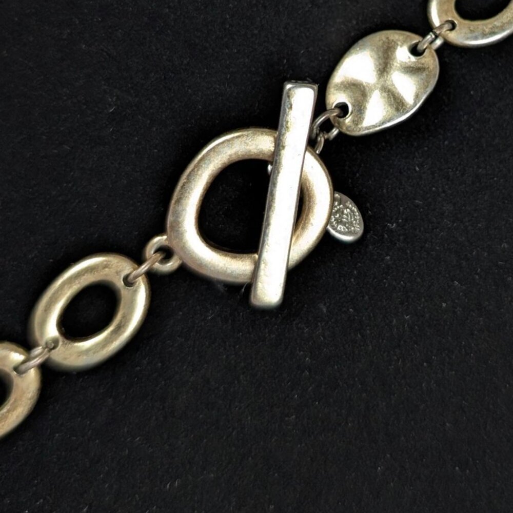 Premier Designs Rhinestone Cut Out Link Necklace - Picture 5 of 6